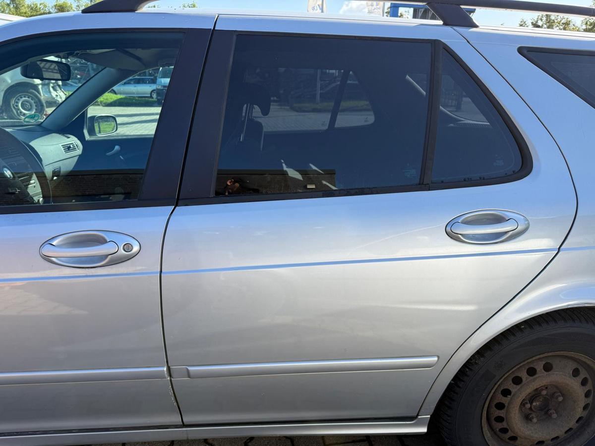 Saab 9-5 original Tür hinten links Silber SportCombi Rohbau BJ07